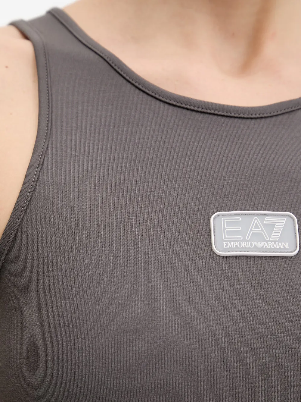 Ea7 Emporio Armani Logo Series tanktop Grijs