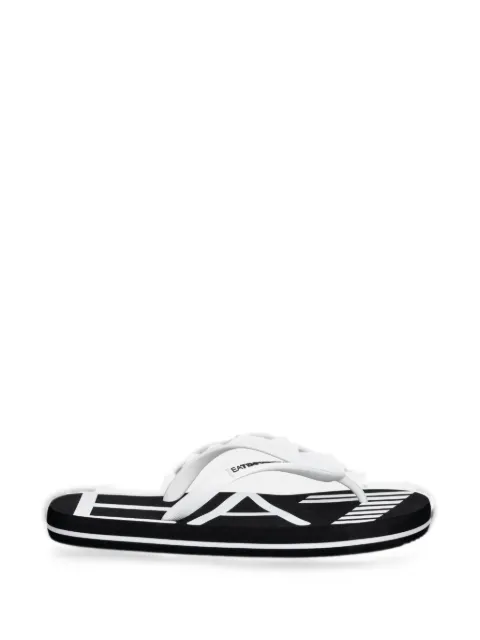 Ea7 Emporio Armani chanclas con logo estampado