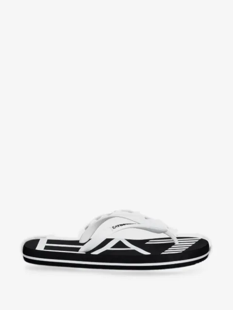 Ea7 Emporio Armani logo-print flip-flops