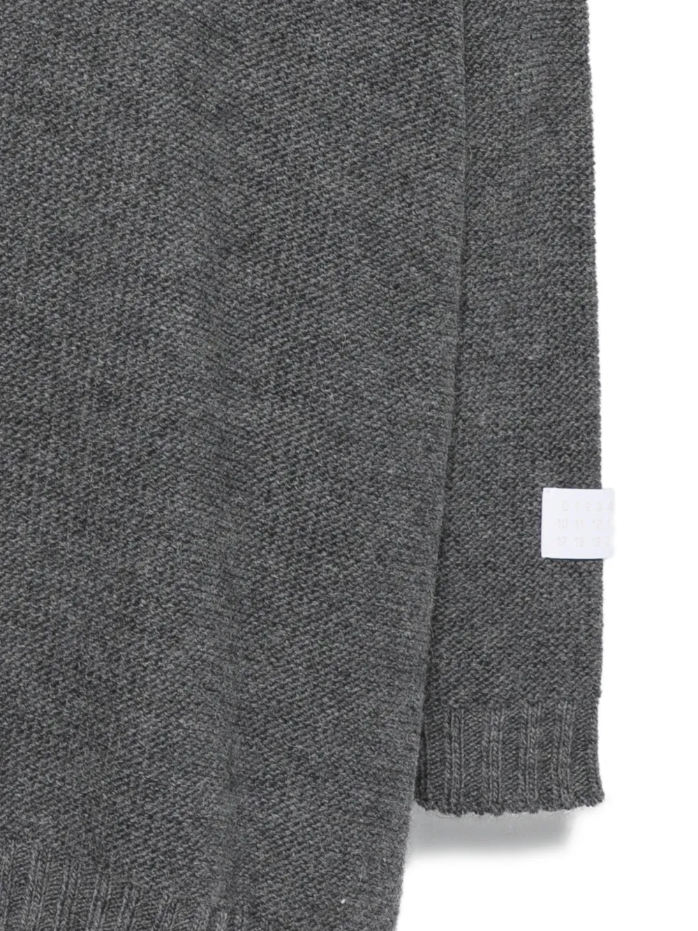 MM6 Maison Margiela Trui met V-hals Grijs