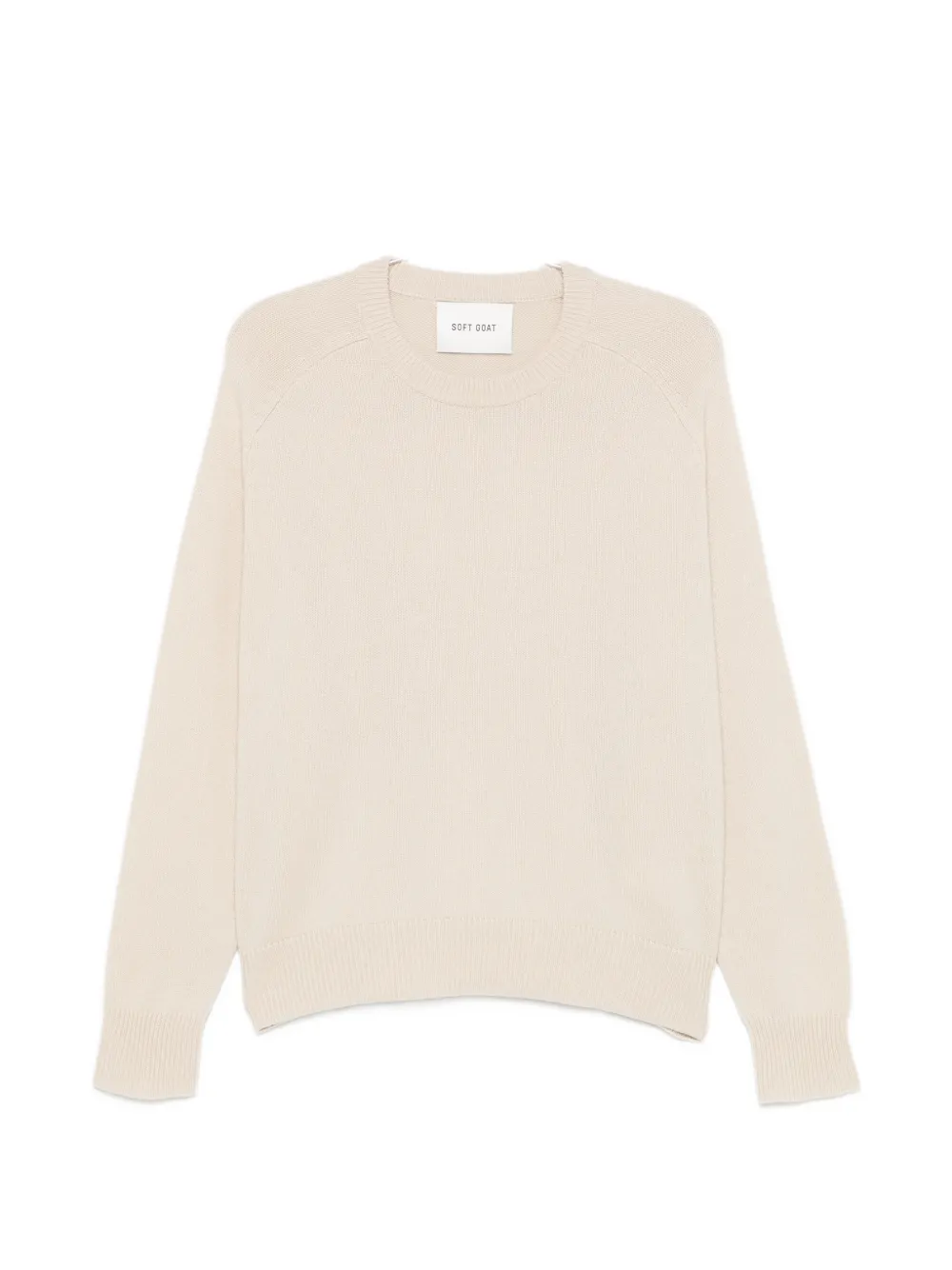Soft Goat raglan-sleeve sweater - Toni neutri