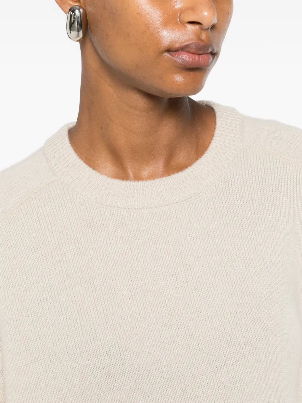 Soft Goat Trui met raglanmouwen Beige