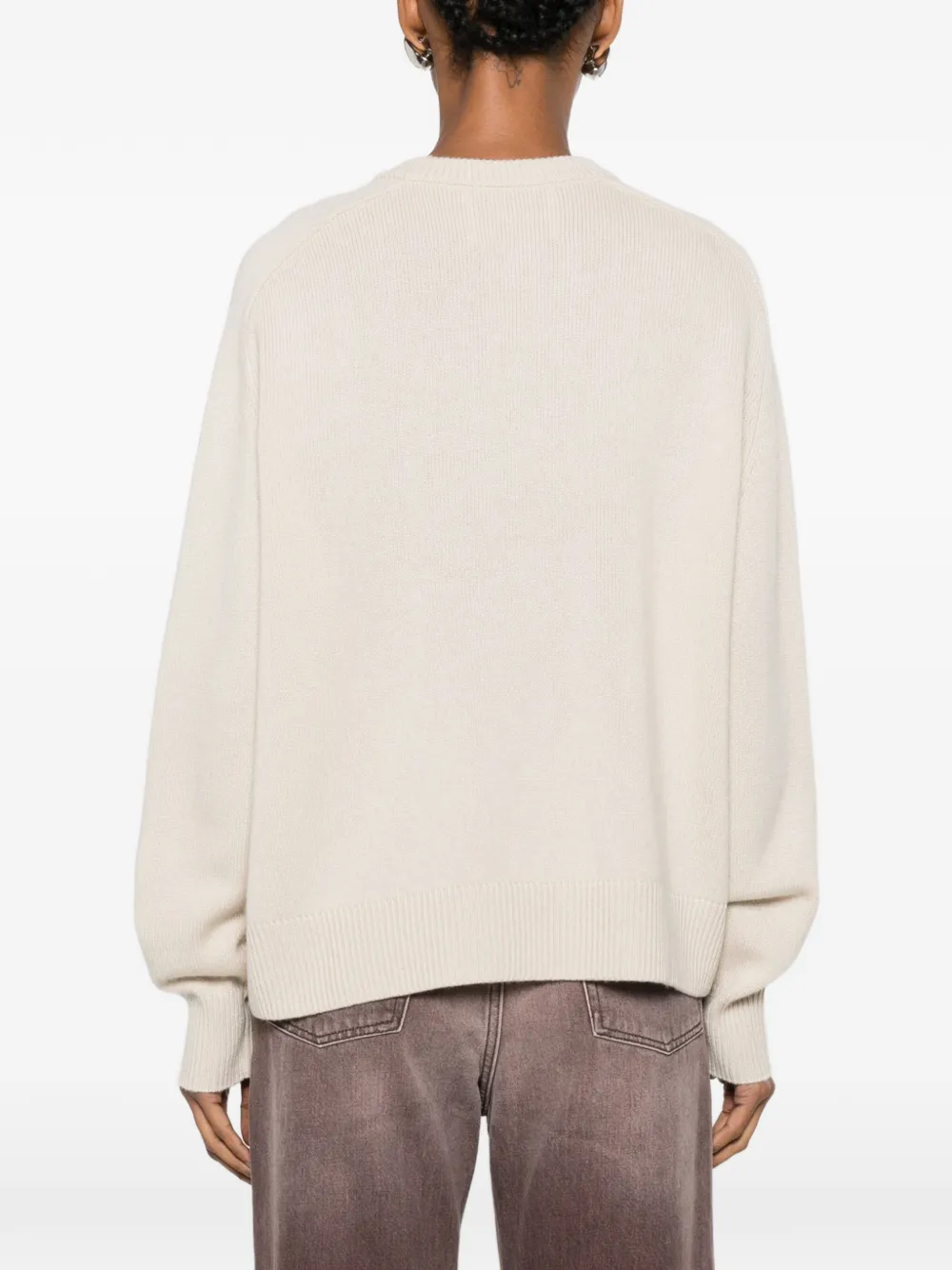 Soft Goat Trui met raglanmouwen Beige