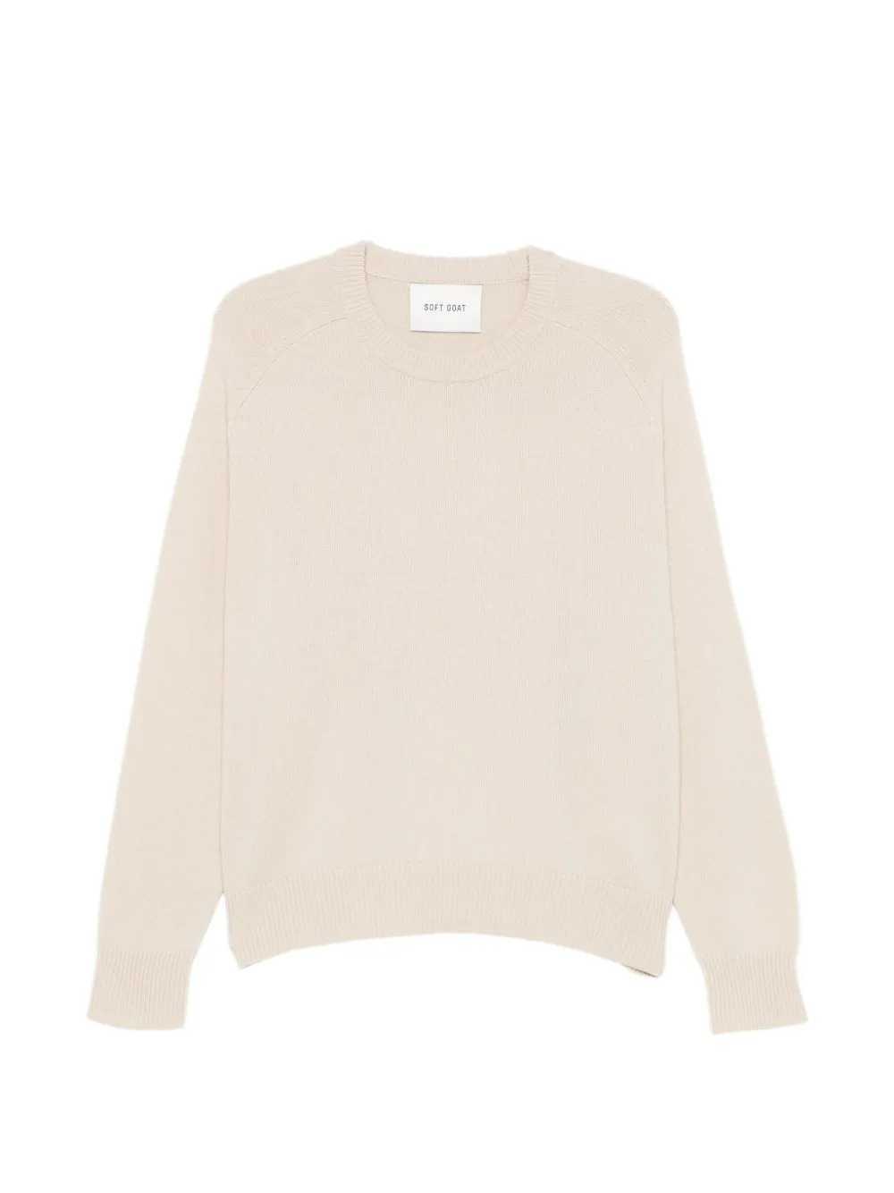 Soft Goat raglan-sleeve sweater - Toni neutri