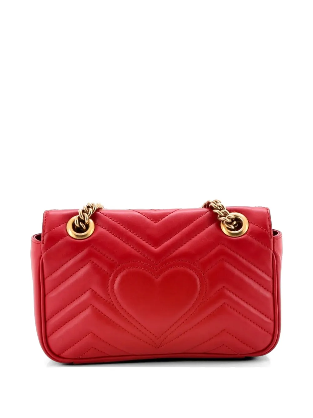 Gucci Pre-Owned GG Marmont Flap Bag Matelasse Leather Small