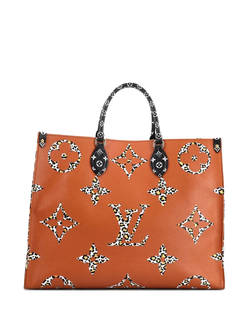 Louis Vuitton Pre-Owned OnTheGo Limited Edition Jungle Monogram Giant GM tote bag - Braun