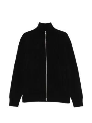 Sacai ジップアップ カーディガン | ブラック | FARFETCH JP