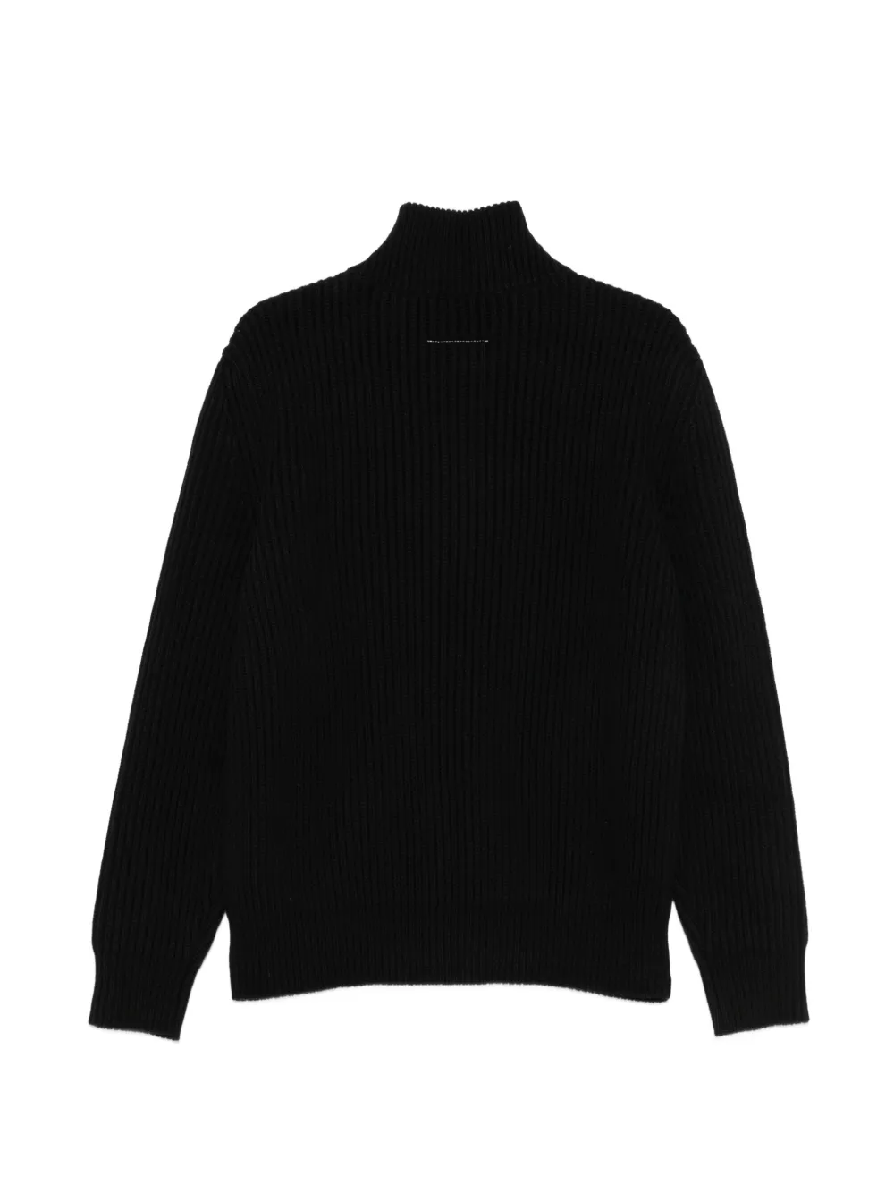 MM6 Maison Margiela Ribgebreide trui Zwart
