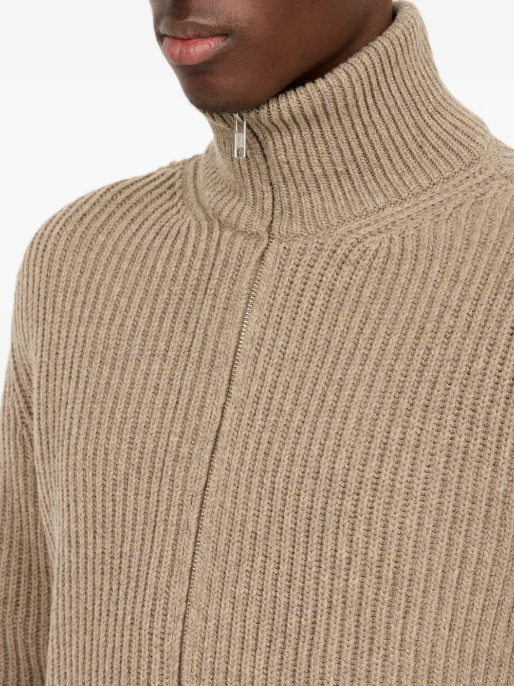MM6 Maison Margiela Ribgebreide trui Grijs