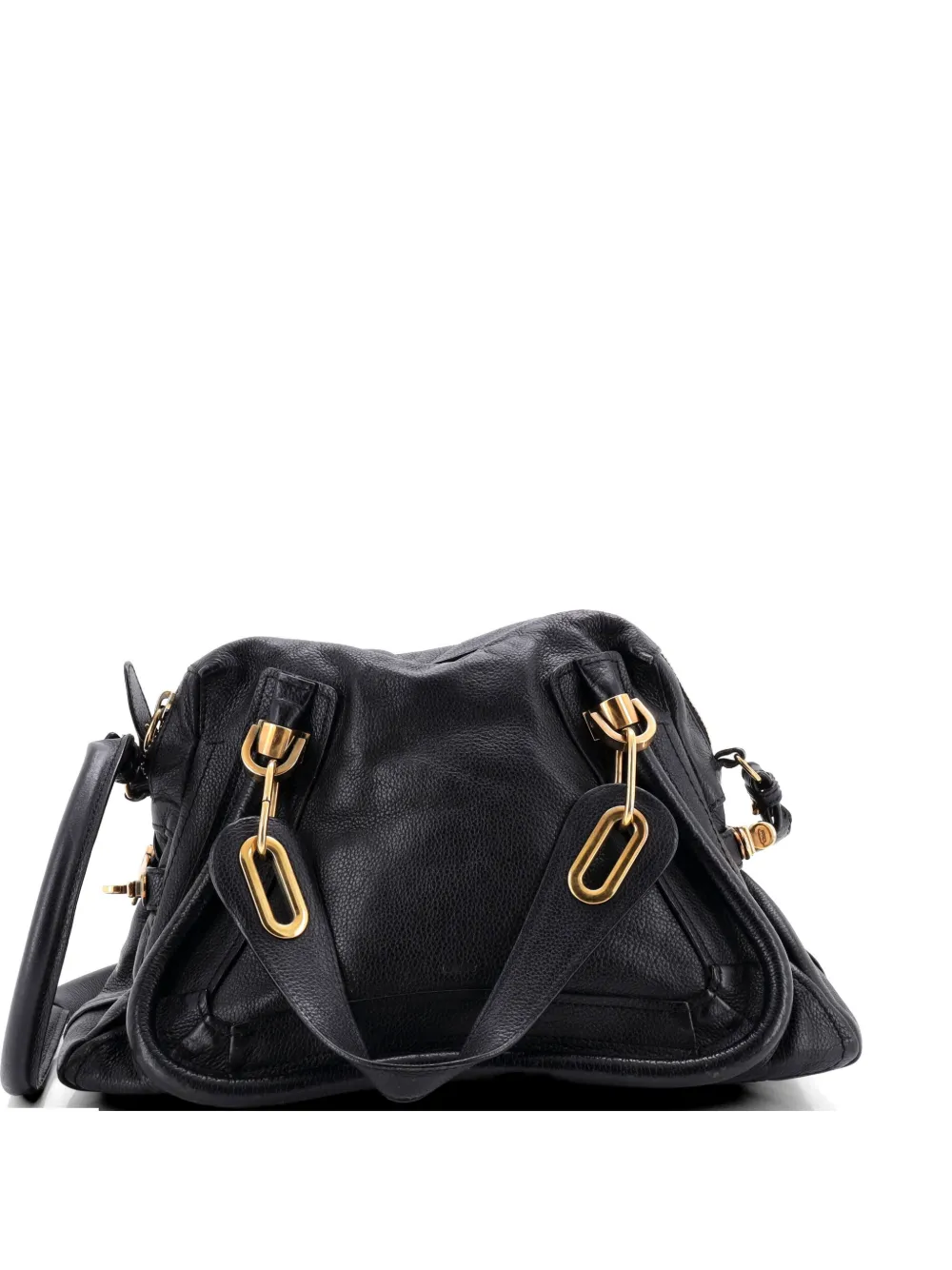 Chloé Pre-Owned Paraty Handbag Quilted Leather Medium shoulder bag - Schwarz