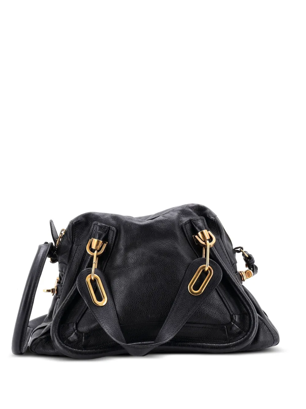 Chloé Pre-Owned Paraty Handbag Quilted Leather Medium shoulder bag - Nero