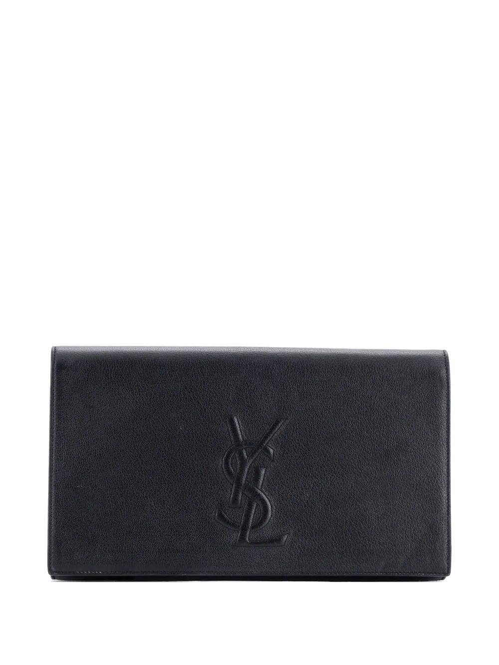 Saint Laurent Pre-Owned Belle de Jour Leather Large clutch bag - Blu