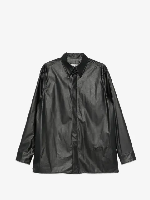 MM6 Maison Margiela logo-embossed shirt