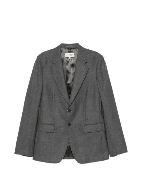 MM6 Maison Margiela frayed-edge blazer