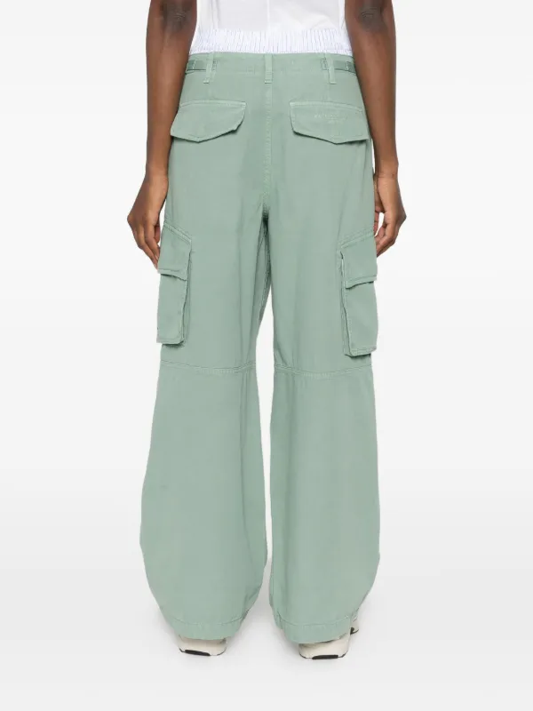 Alexander Wang Boxer Waist Cargo Trousers | Green | FARFETCH