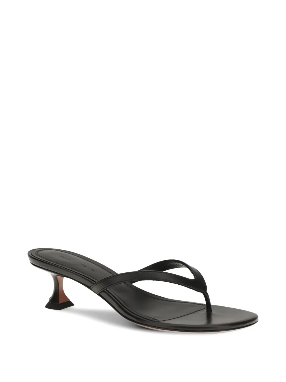 Amina Muaddi Juliette thong sandals Zwart