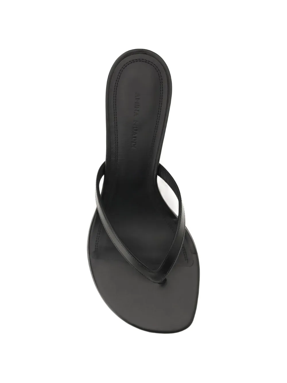 Amina Muaddi Juliette thong sandals Zwart