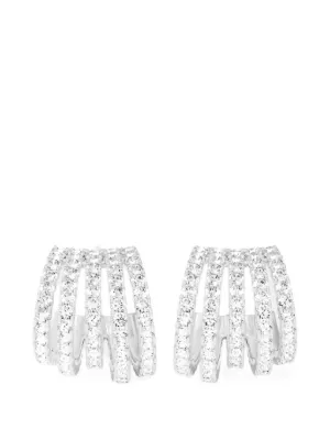 APM Monaco バタフライ ピアス | シルバートーン | FARFETCH JP