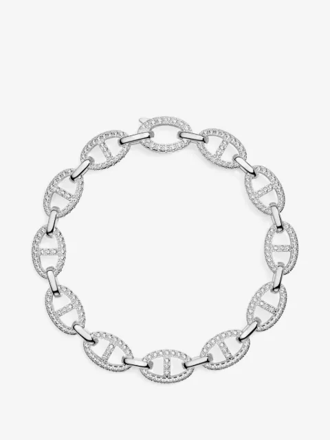 APM Monaco Maille Marine pavé-set bracelet
