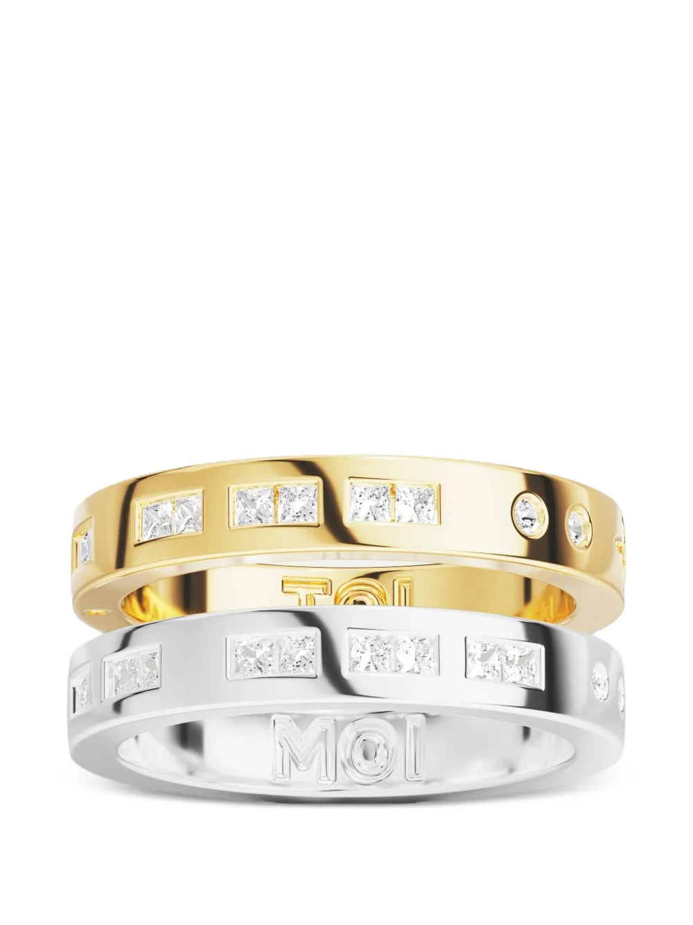 APM Monaco Duo Morse Toi Moi rings