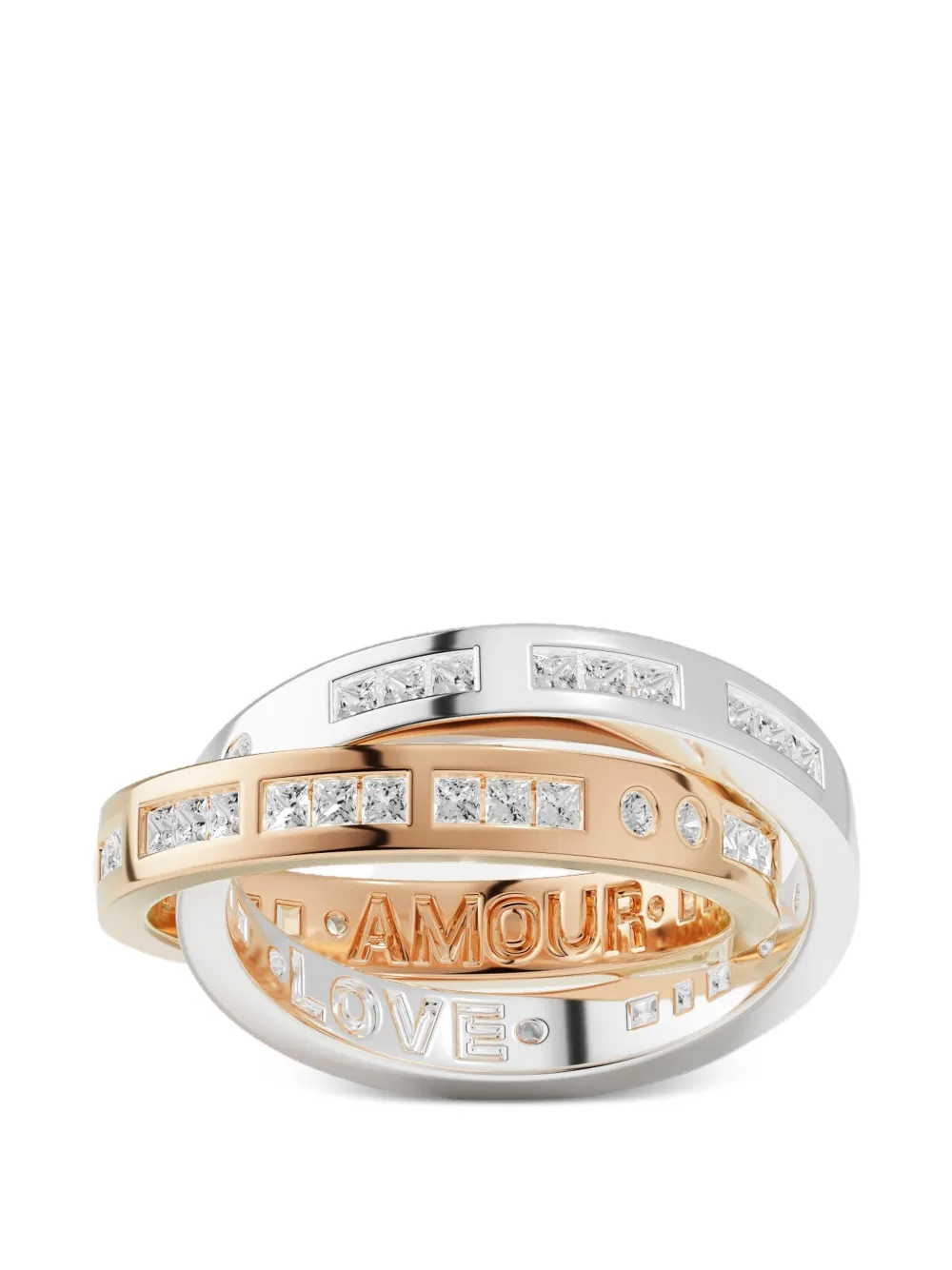 APM Monaco Morse Amour Love ring