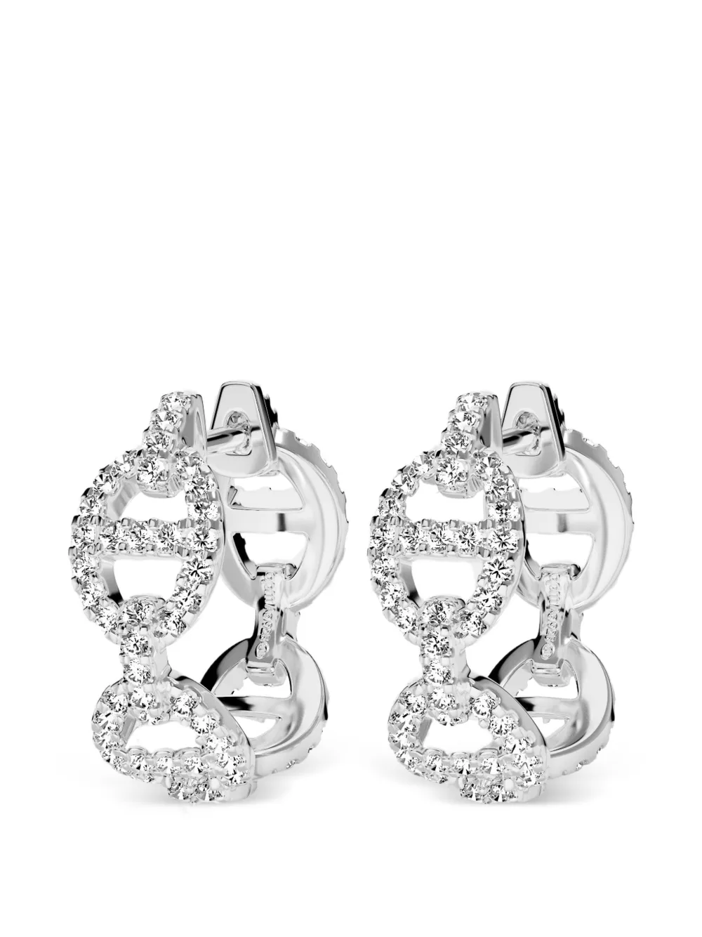 APM Monaco boucles d'oreilles Maille Marine - Argent APM Monaco boucles d'oreilles Maille Marine - Argent