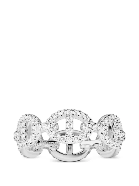 APM Monaco Maille Marine pavé-set ring