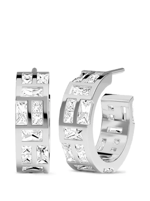 APM Monaco Ice stone-embellished earrings