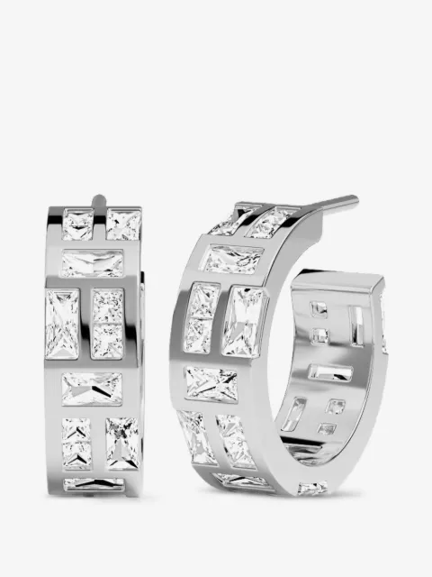 APM Monaco Ice stone-embellished earrings