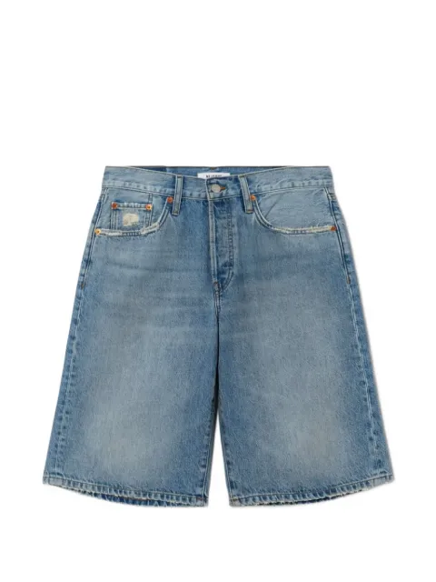 RE/DONE Skater distressed denim shorts