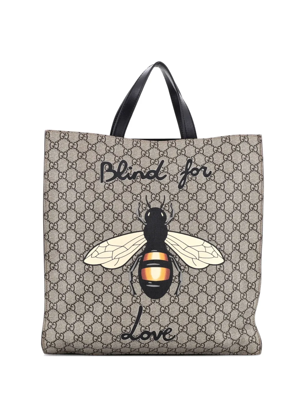 Gucci Pre-Owned Borsa tote convertibile in tela cerata GG con stampa - Marrone