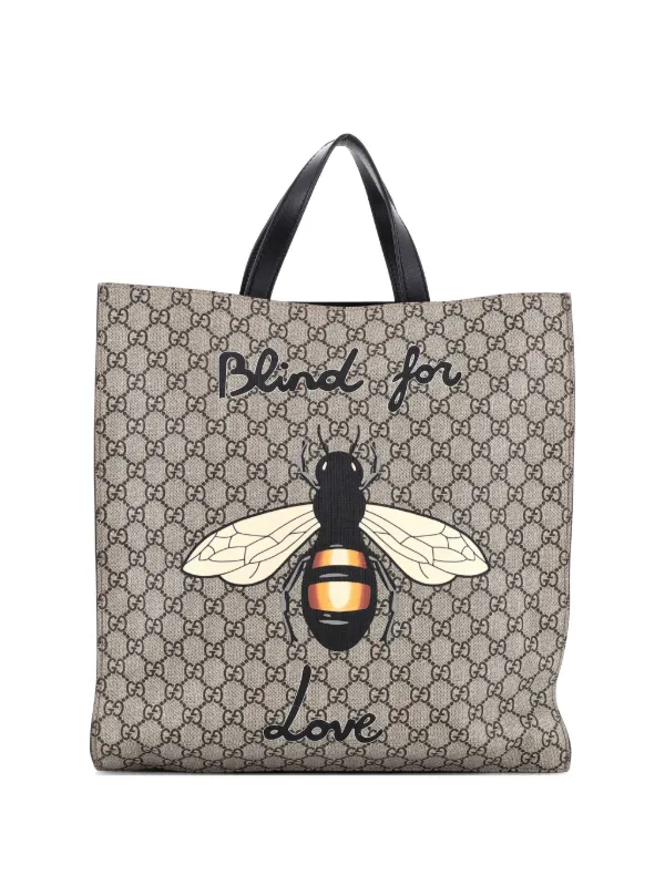 Gucci Pre-owned Convertible Soft Open Printed GG Coated Canvas Tall Tote Bag in Brown