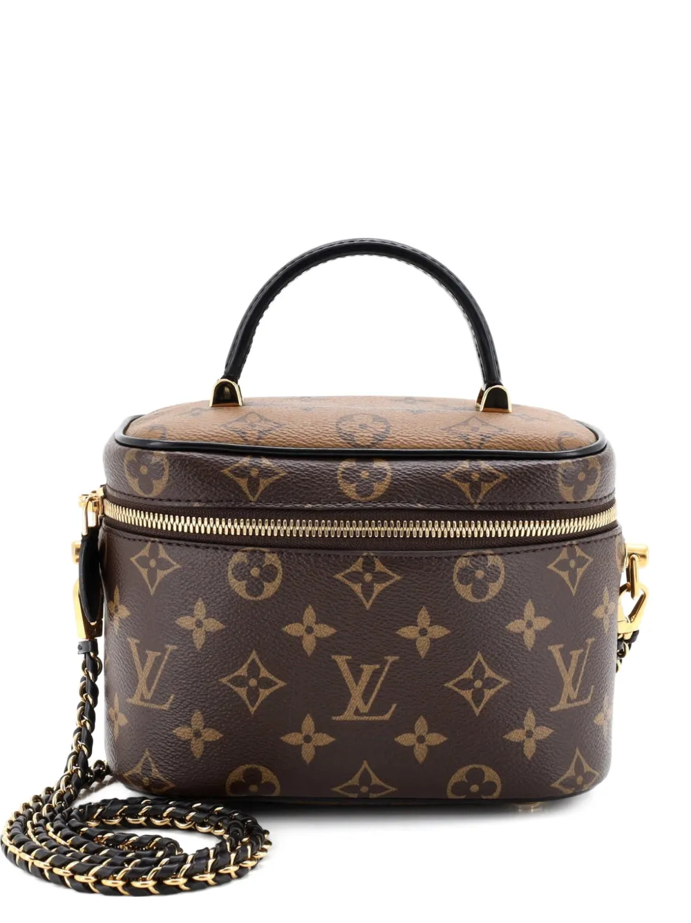 Louis Vuitton Pre-Owned Borsa a tracolla Vanity PM in tela Reverse Monogram - Marrone