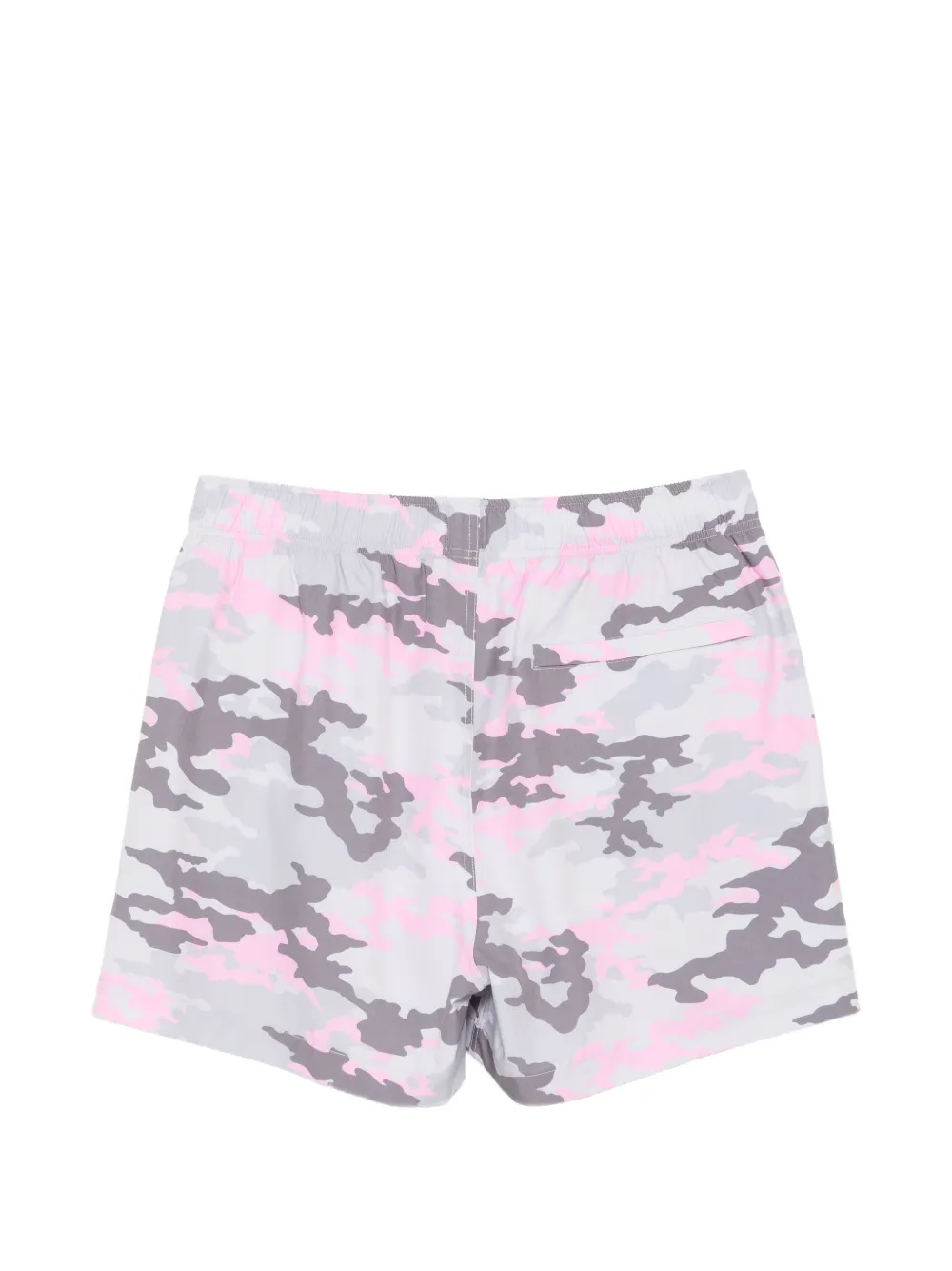BLUE SKY INN Zwembroek met camouflageprint en geborduurd logo Roze