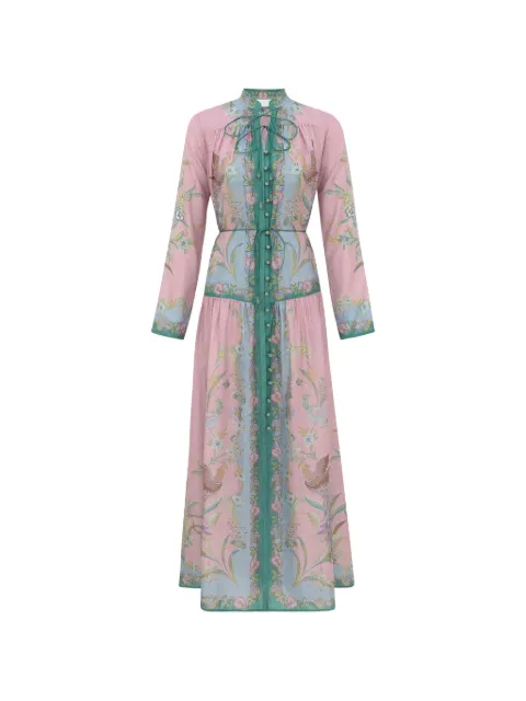ZIMMERMANN floral-print silk maxi dress