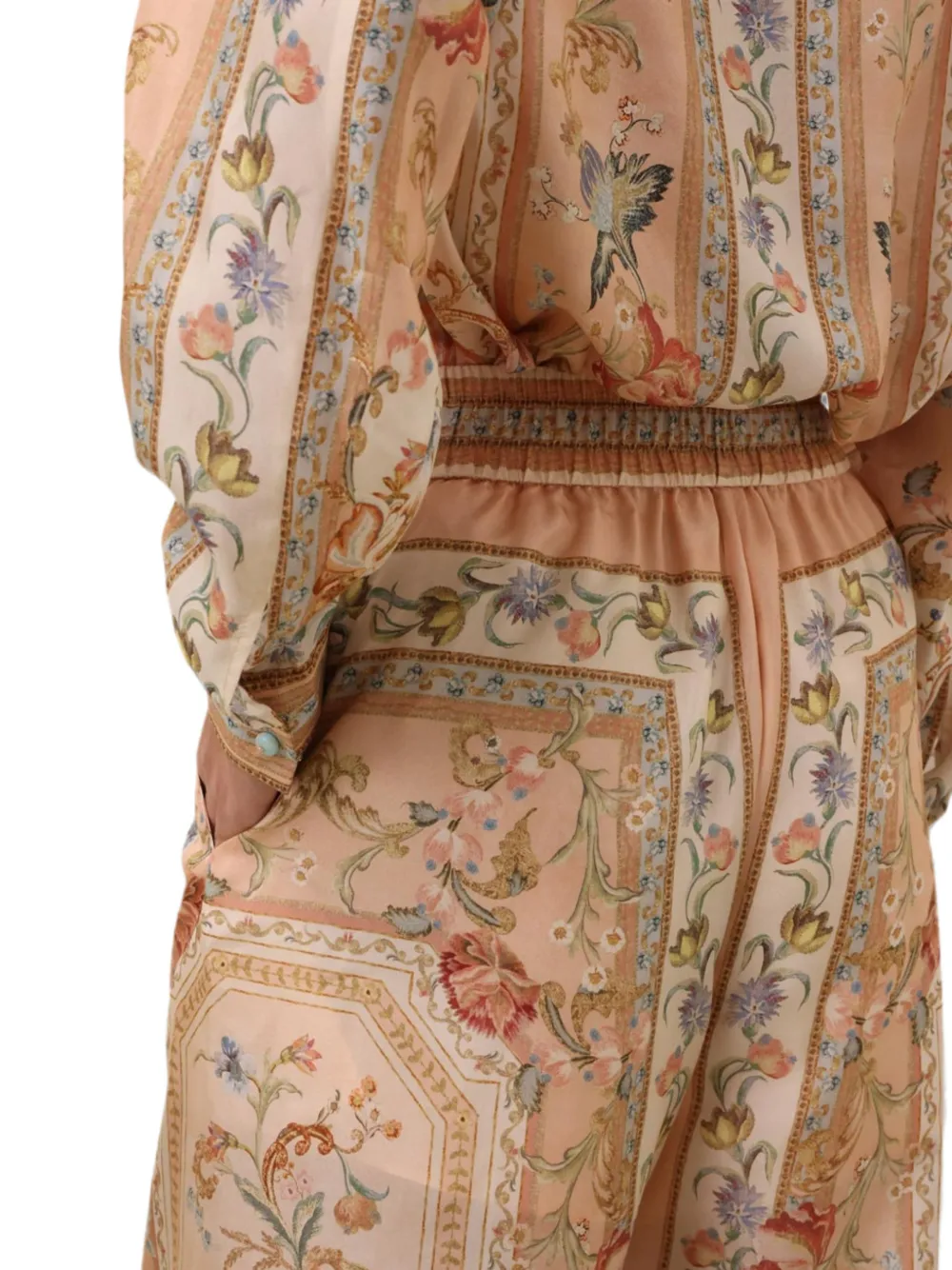 ZIMMERMANN Roselight ruimvallende broek Beige