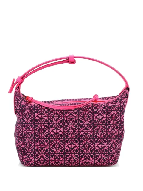 Loewe Pre-Owned bolsa hobo Cubi Anagram pequeña en jacquard