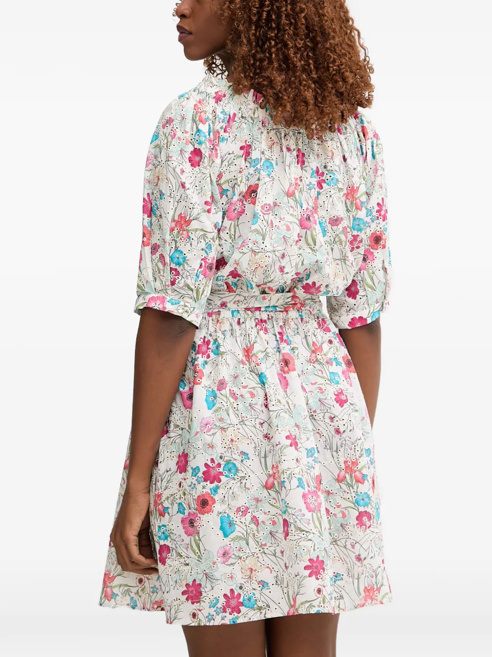 LIU JO Mini-jurk met bloemenprint Wit
