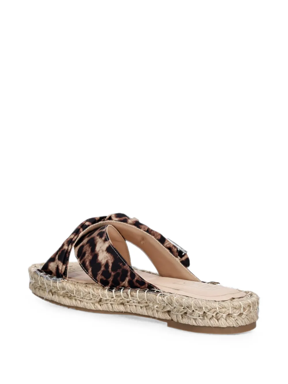 LIU JO Geknoopte espadrilles met luipaardprint Beige