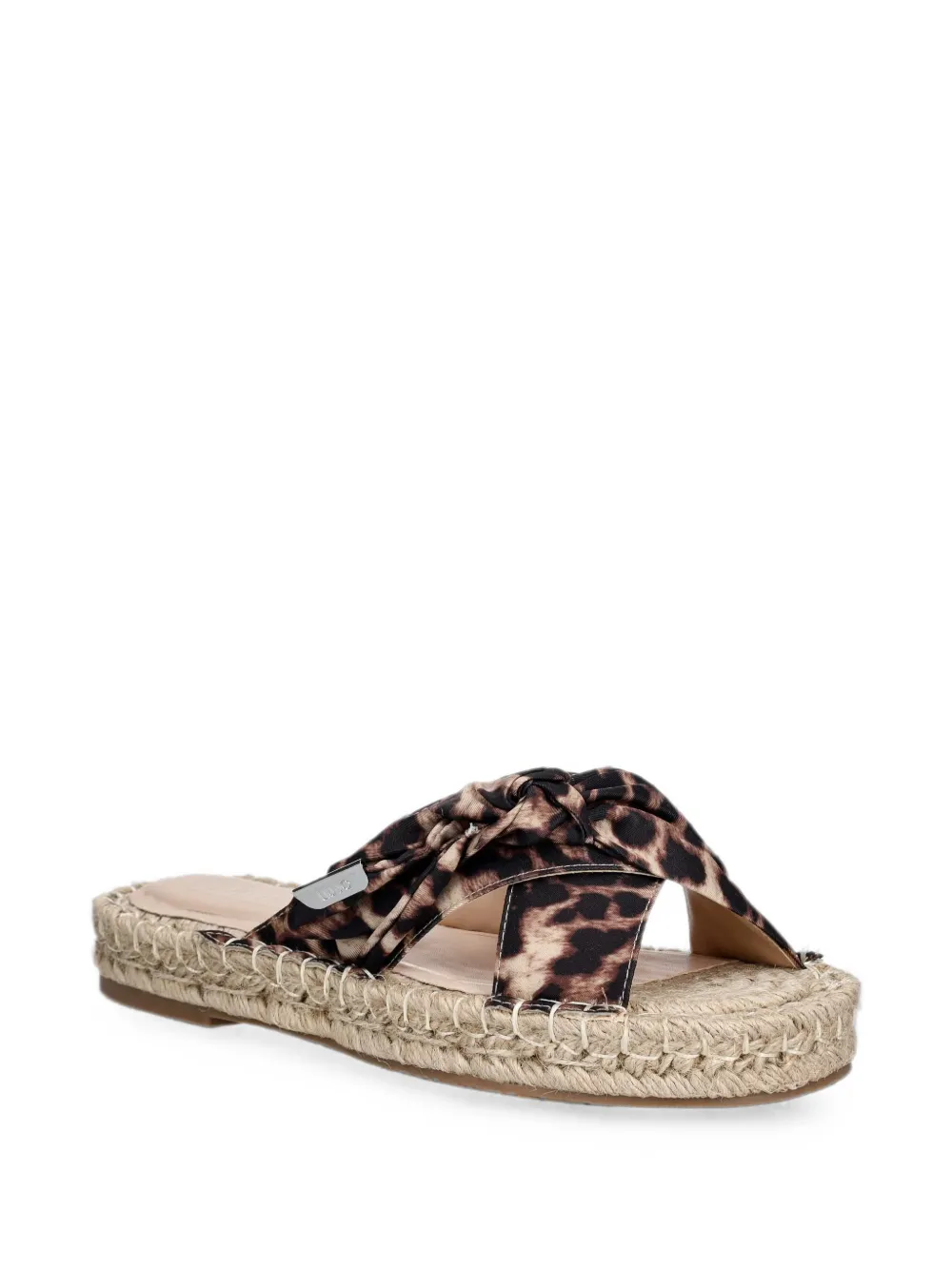 LIU JO Geknoopte espadrilles met luipaardprint Beige