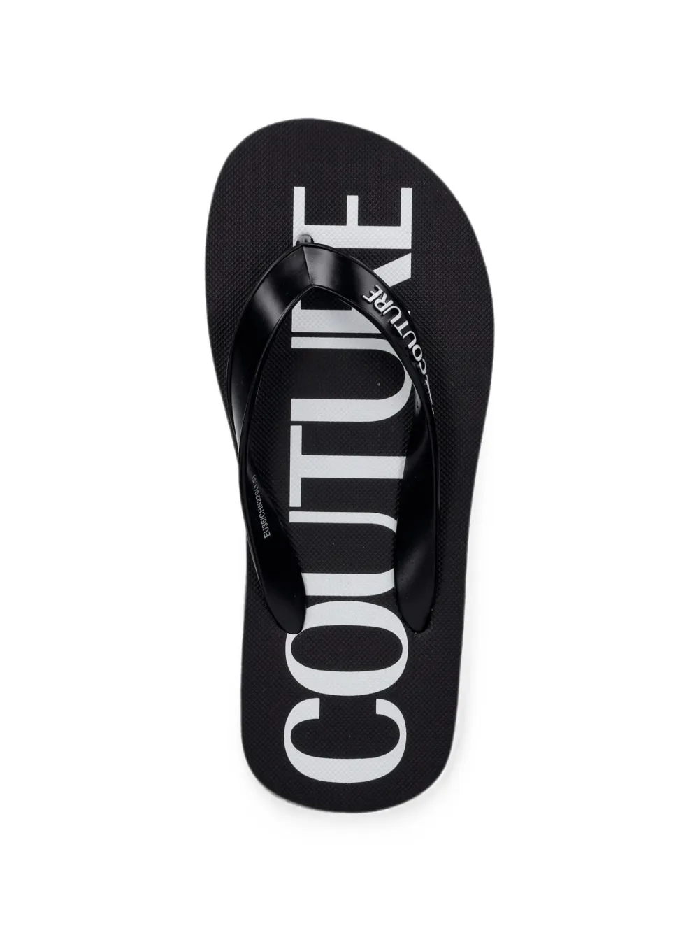 Versace Jeans Couture logo-print flip-flops Zwart