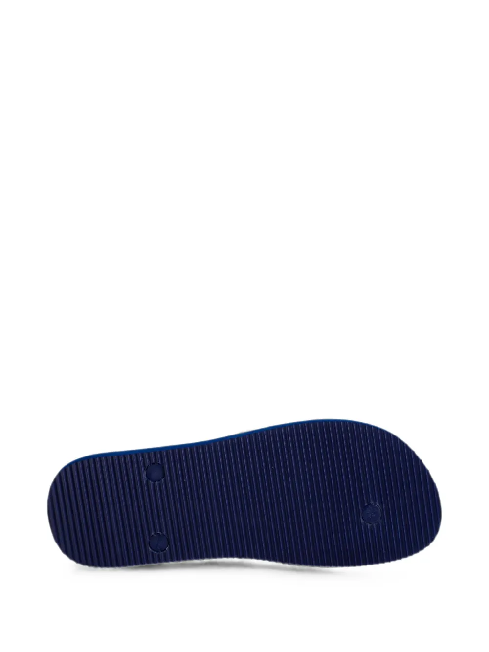 Versace Jeans Couture logo-print flip flops Blauw