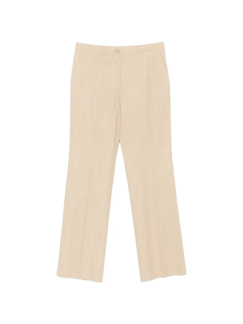 Miu Miu Pre-Owned 2000s button-fastening trousers - Toni neutri