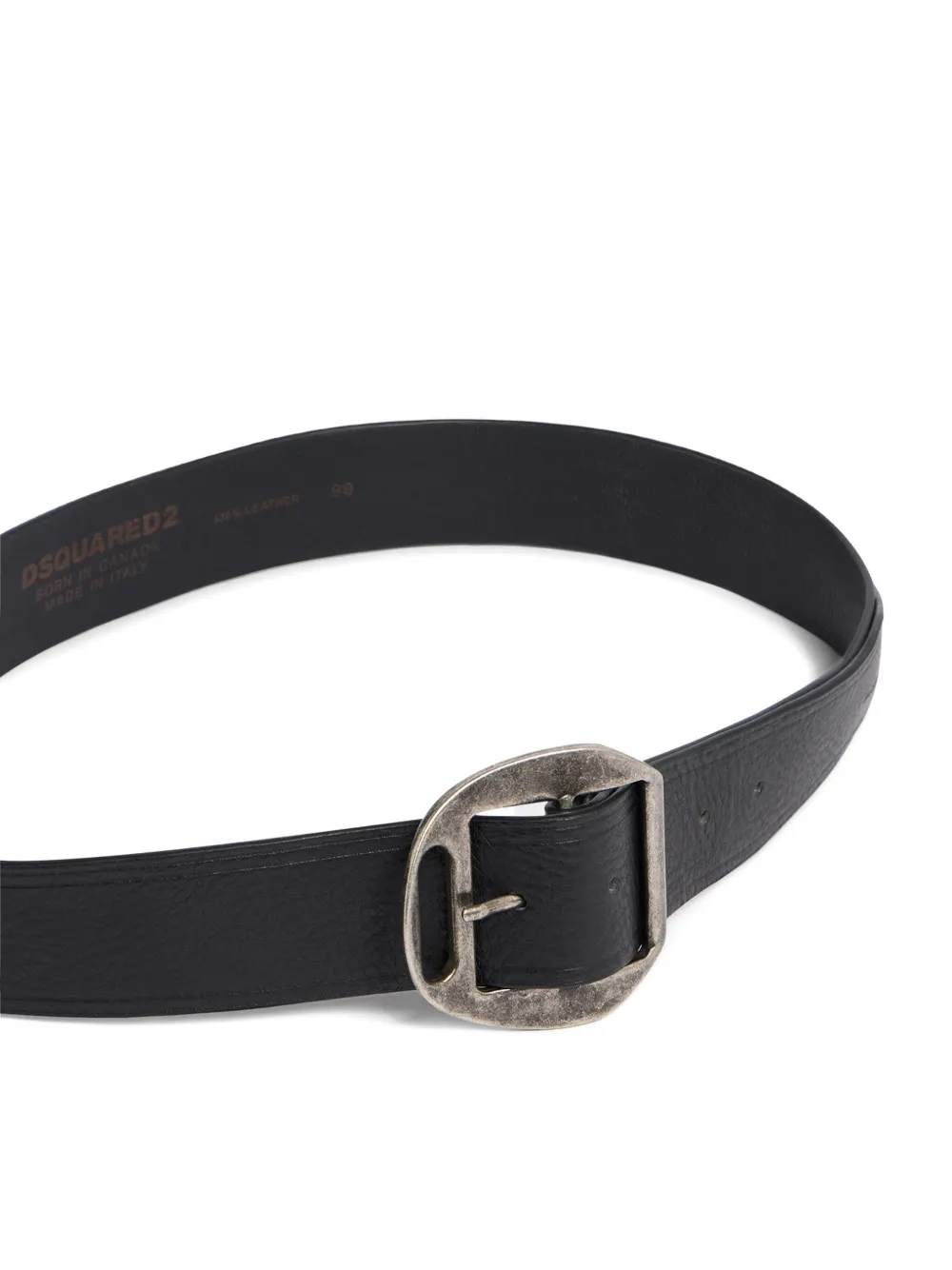 DSQUARED2 Leren gespriem Zwart