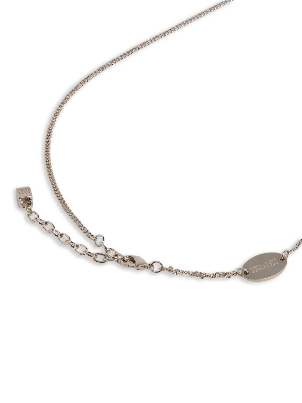 DSQUARED2 charm-detail curb-chain Necklace | Silver | FARFETCH