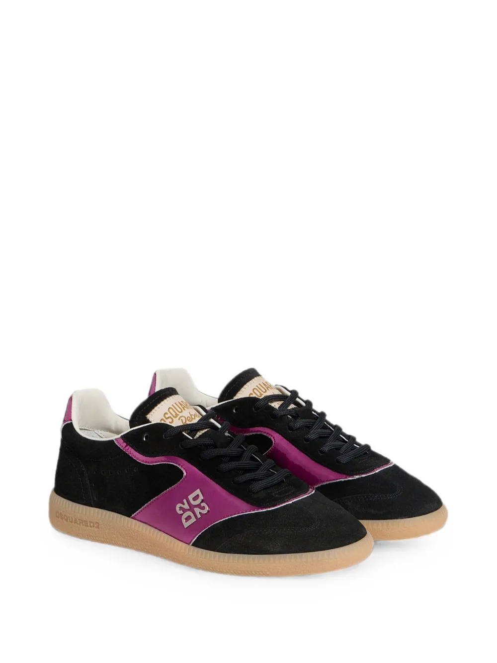 DSQUARED2 Rebels sneakers met vlakken Zwart