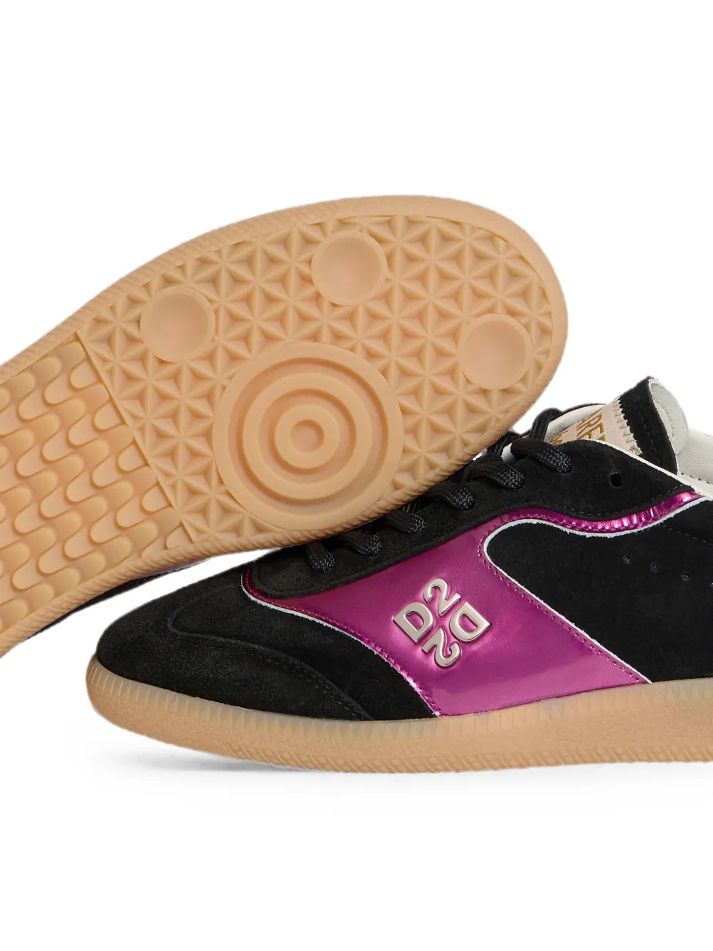 DSQUARED2 Rebels sneakers met vlakken Zwart