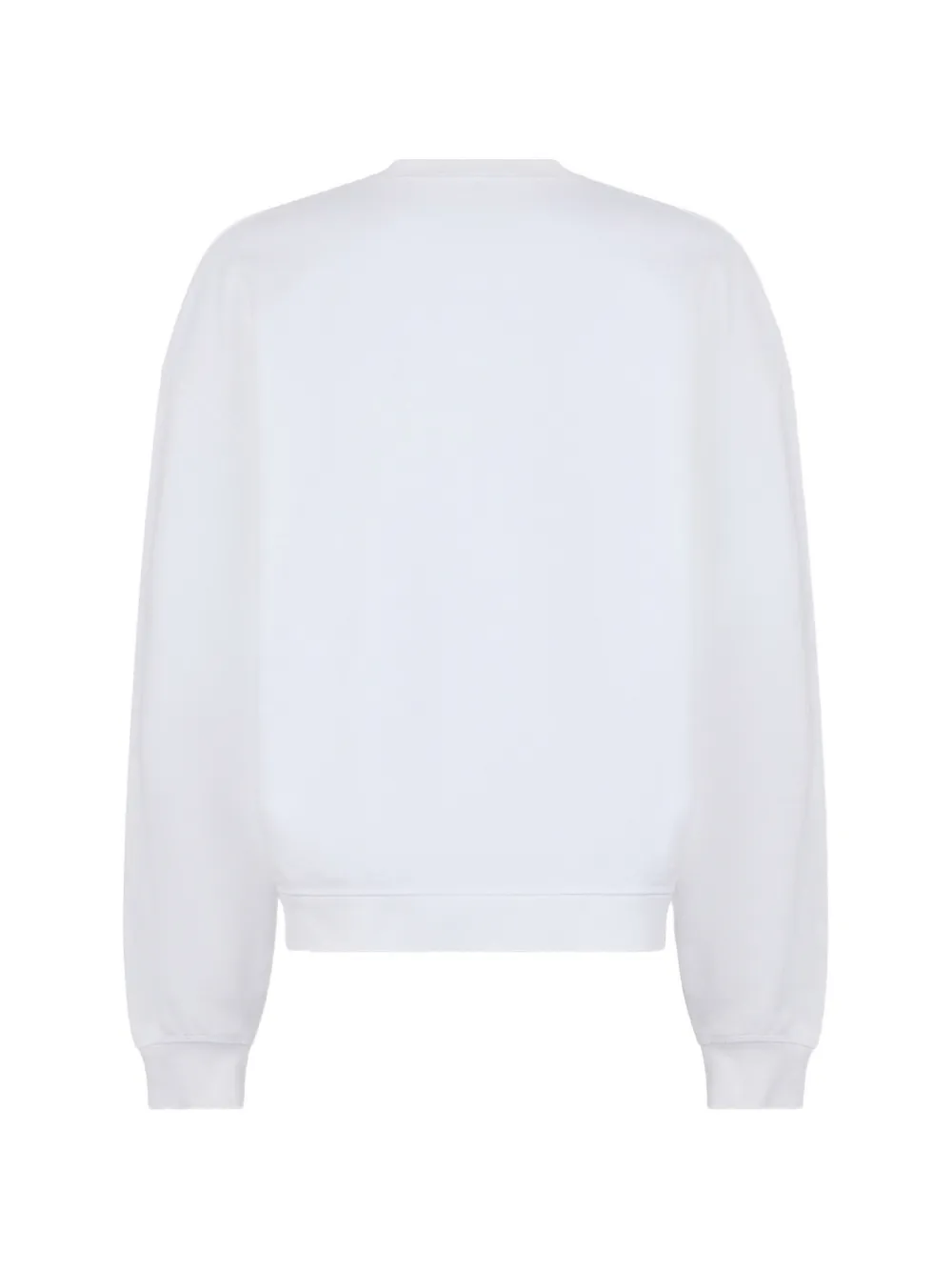 DSQUARED2 Ski Pass katoenen sweater met ronde hals en grafische print Wit