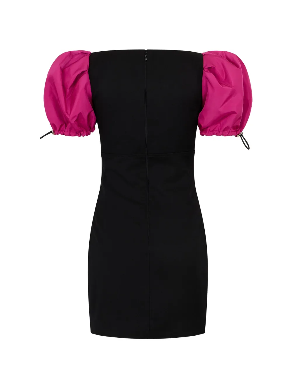 DSQUARED2 Snow-Tech mini-jurk met afwerking van kant Zwart