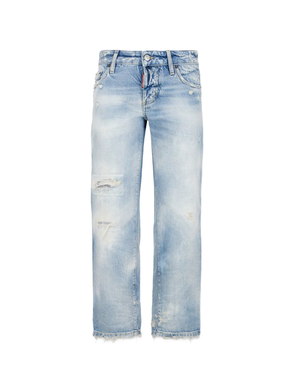 DSQUARED2 Jeans Jenna con effetto schiarito - Blu